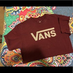 Maroon & Gray Van's Classic Fit Tee | FINAL PRICE